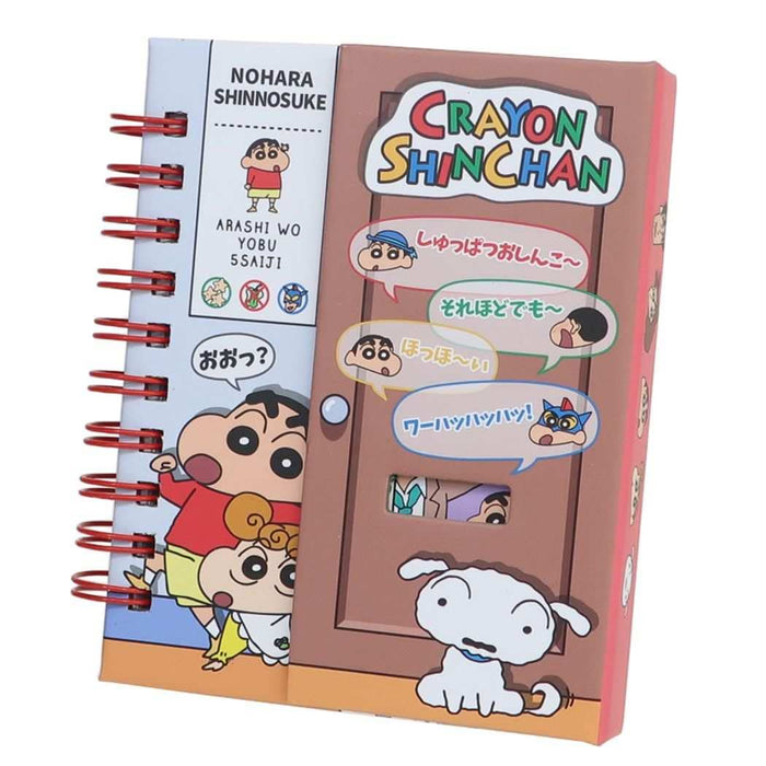 Crayon Shin-Chan [Notepad] Mini Ring Memo With Magnet/Nohara Family