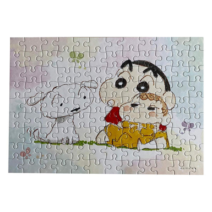 APPLEONE Kyst2890Em Jigsaw Puzzle Crayon Shin-Chan Shinnosuke, Himawari And Shiro 108 Pieces