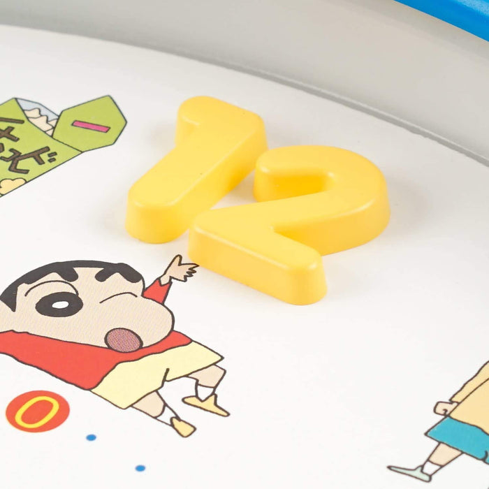 T'S FACTORY Crayon Shin-Chan Wall Clock Blue