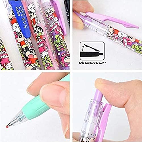 T'S Factory Color Ballpoint Pen Set Of 5 Crayon Shin-Chan Sarasa 0.5Mm