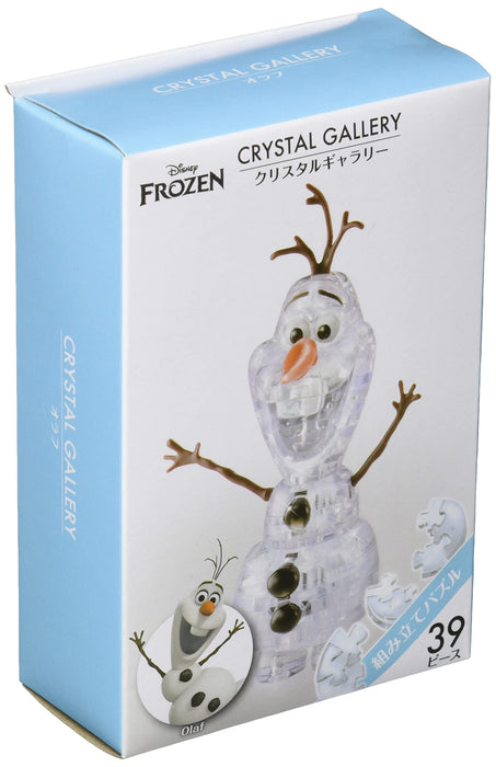 Hanayama Crystal Gallery Puzzle 3D Disney La Reine des neiges Olaf 39 pièces Puzzle 3D japonais