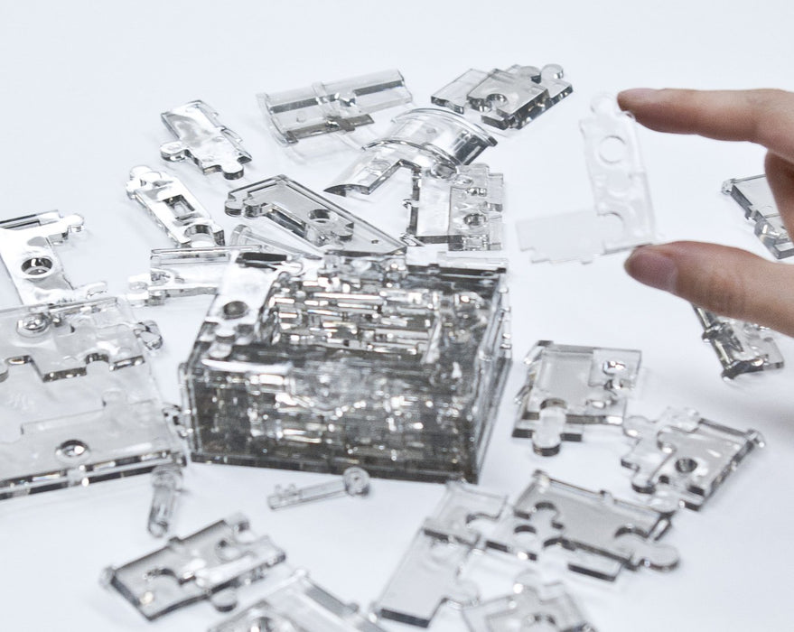 Beverly Crystal Puzzle 52 pièces Boîte au trésor Noir 50137 Puzzles 3D en cristal