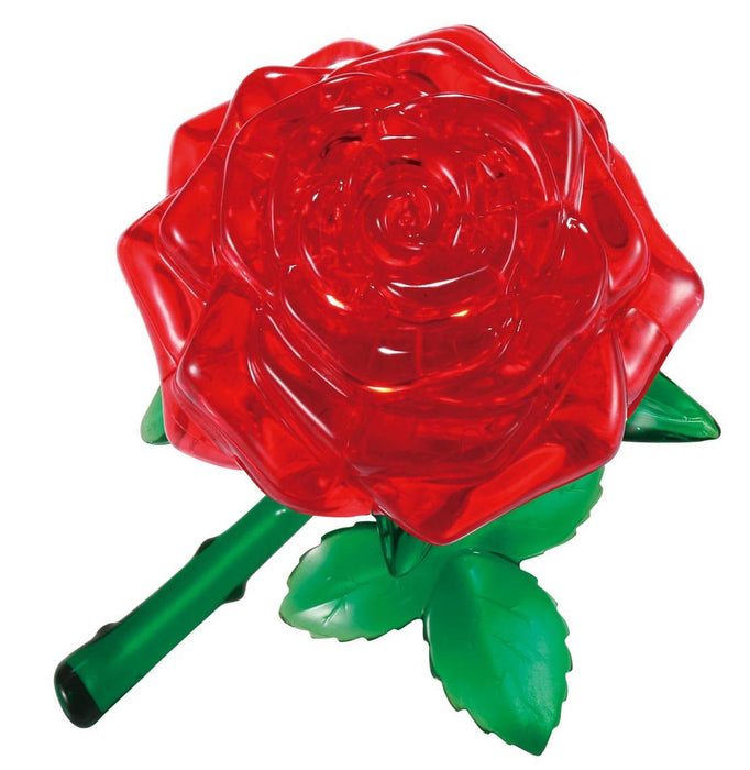 Beverly Crystal 3D Puzzle 50113 Red Rose 3D Flower Jigsaw Puzzle Block Toys