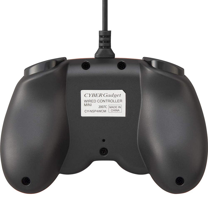 Cyber ​​Gadget Kabelgebundener Controller Mini Rot – PS4/Switch