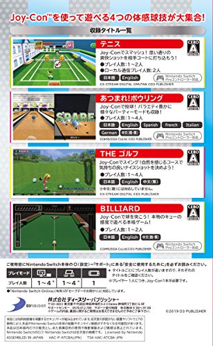 D3 Publisher The Taikan ! Sports Pack Tennis, Bowling, Golf, Billiard Nintendo Switch - New Japan Figure 4527823998377 1