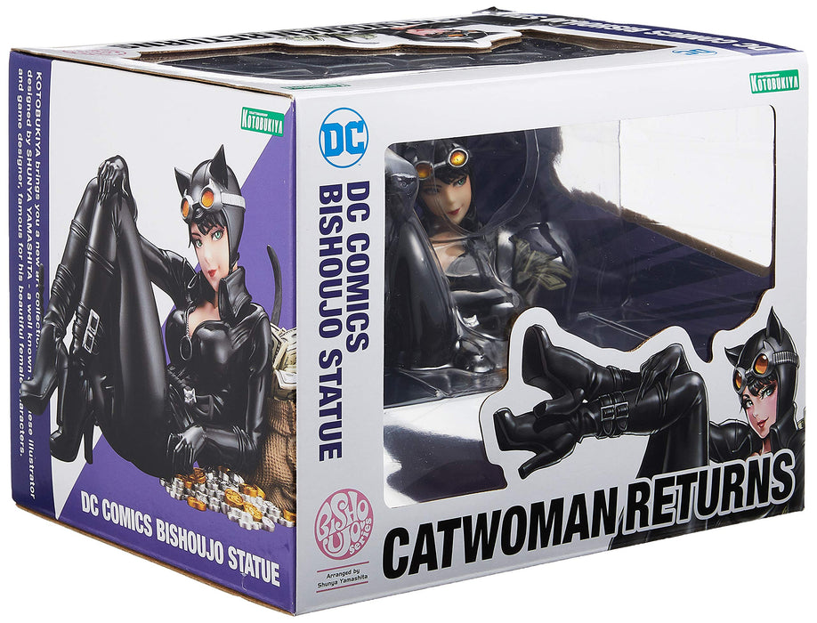 KOTOBUKIYA Dc037 Dc Comics Bishoujo Catwoman retourne une figurine à l'échelle 1/7