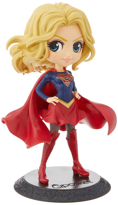 Banpresto Dc Comics Q Posket Supergirl Figure Normal Color Ver. - Japan