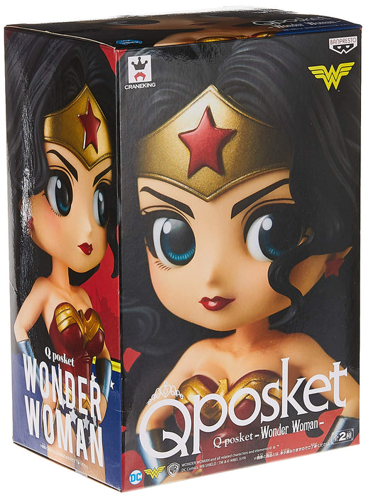 Banpresto Dc Comics Q Posket Wonder Woman Normal Color Figure - Japan