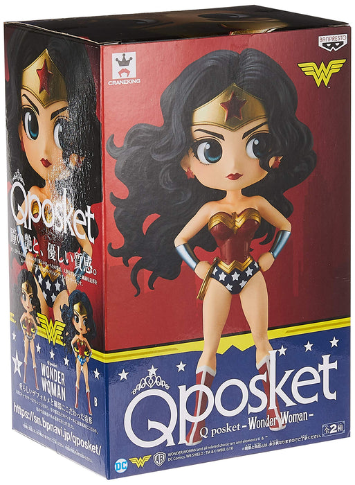 Banpresto Dc Comics Q Posket Wonder Woman Normal Color Figure - Japan