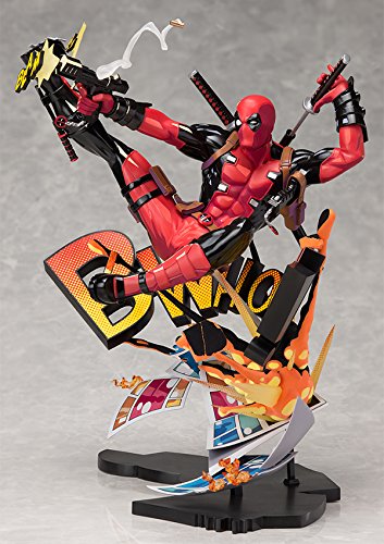 Deadpool Breaking The Force Wall Non-Scale Abs Pvc Peint Figure Finie