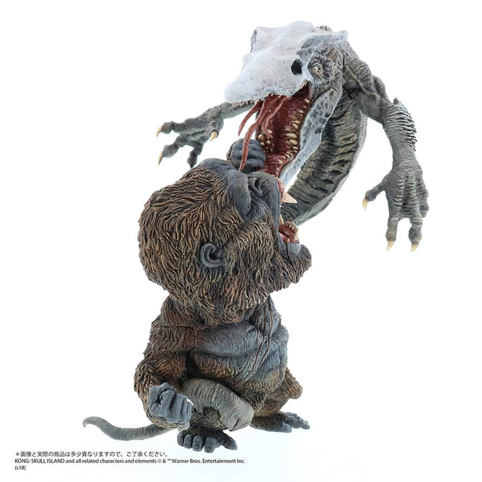 Defo-Real-Serie King Kong: Skull Island Giant Kong Vs. Schädel-Crawler-Höhe ca. 200 mm PVC-bemalte fertige Figur