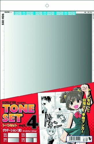Deleter Screen Tone Set Vol.4 Manga Tools Kit