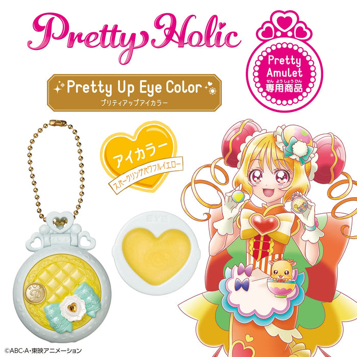 Bandai – Kraftvolle, gelbe Pretty Up-Augenfarbe, Delicious Party Precure Sparkling-Palette