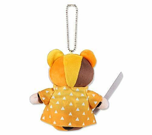 Demon Slayer Kimetsu Bear Agatsuma Zenitsu Plush Doll Stuffed Toy