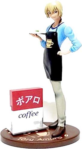 Sega Detective Conan Toru Amuro Premium Figure Cafe Poirot Ver. 20Cm W/ Poirot Sign Japan