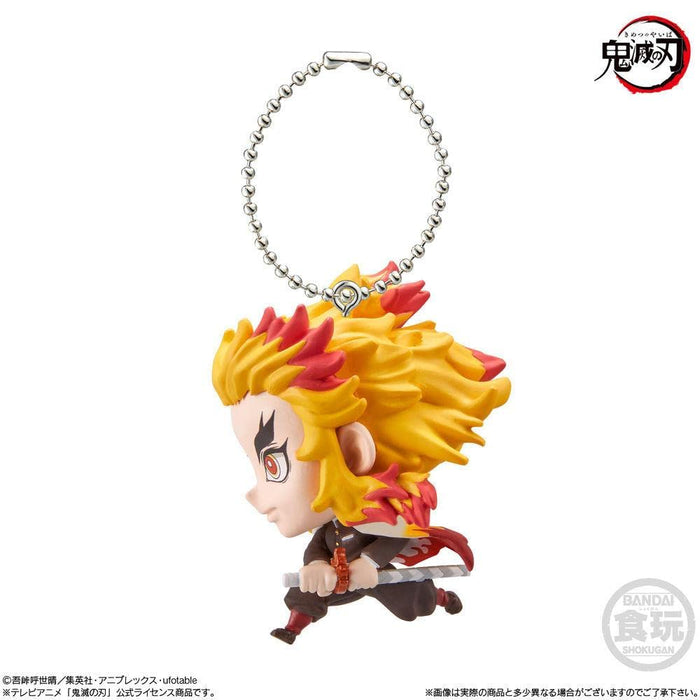 BANDAI CANDY Demon Slayer: Kimetsu No Yaiba Deforme Mascot 4 Boîte de 10