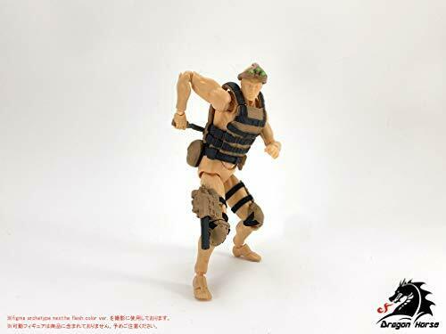 Dh-e001bd Equipment For 1/12 Scale Movable Figure: Set B Ghost Desert Ver.