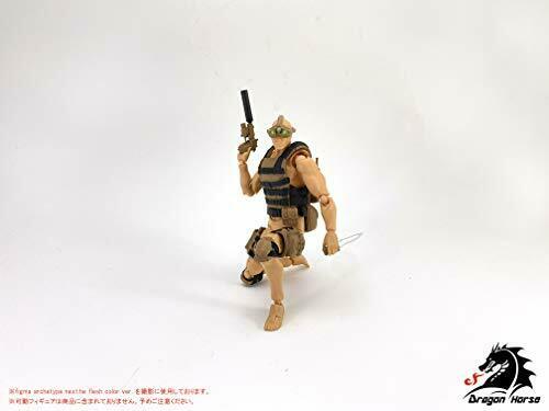 Dh-e001bd Equipment For 1/12 Scale Movable Figure: Set B Ghost Desert Ver.