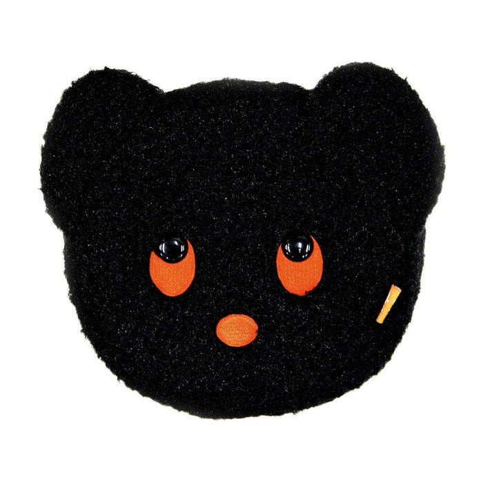 Sekiguchi Dick Bruna Black Bear Face Stuffed Toy Pouch 18cm Length - 600190