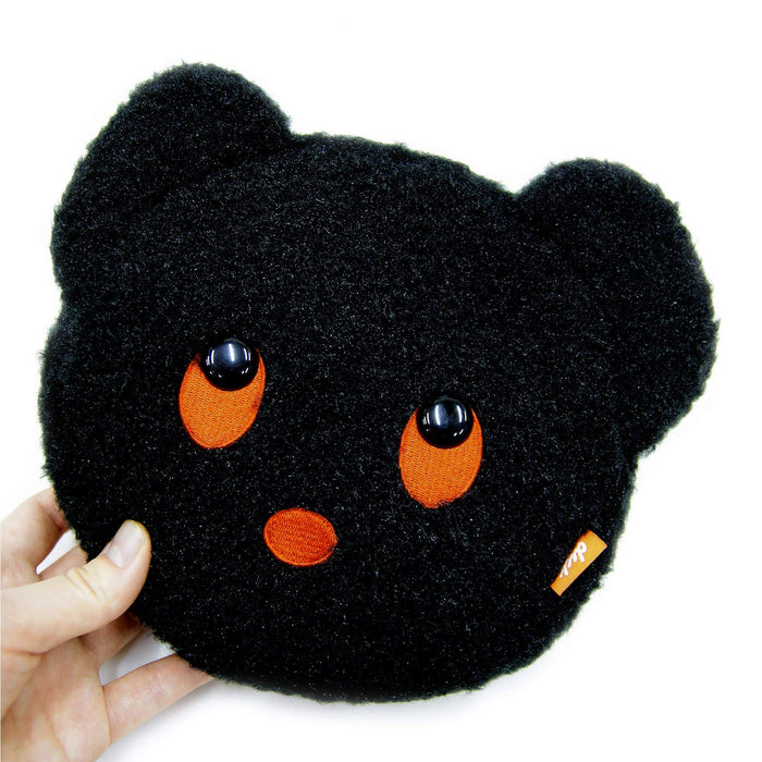 Sekiguchi Dick Bruna Black Bear Face Stuffed Toy Pouch 18cm Length - 600190