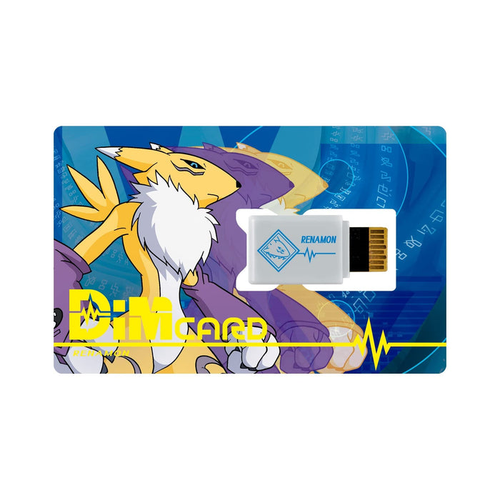 Bandai Dim Card Ex2 Digimon Tamers Renamon Dim Cartes fabriquées au Japon