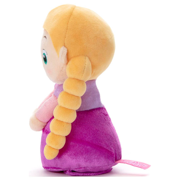 Takaratomy Arts Disney Prinzessin Rapunzel Sprechendes Plüschtier mit Melodiefunktion, 22 cm hoch