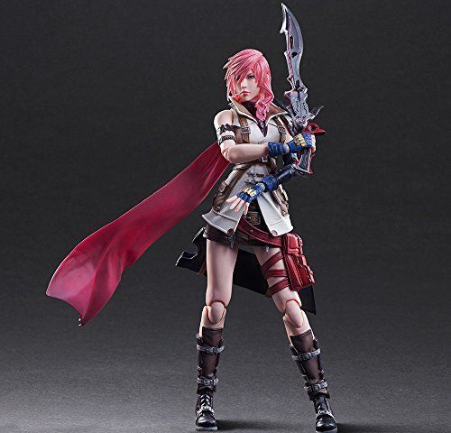 Dissidia Final Fantasy Play Arts Kai Lightning Figure
