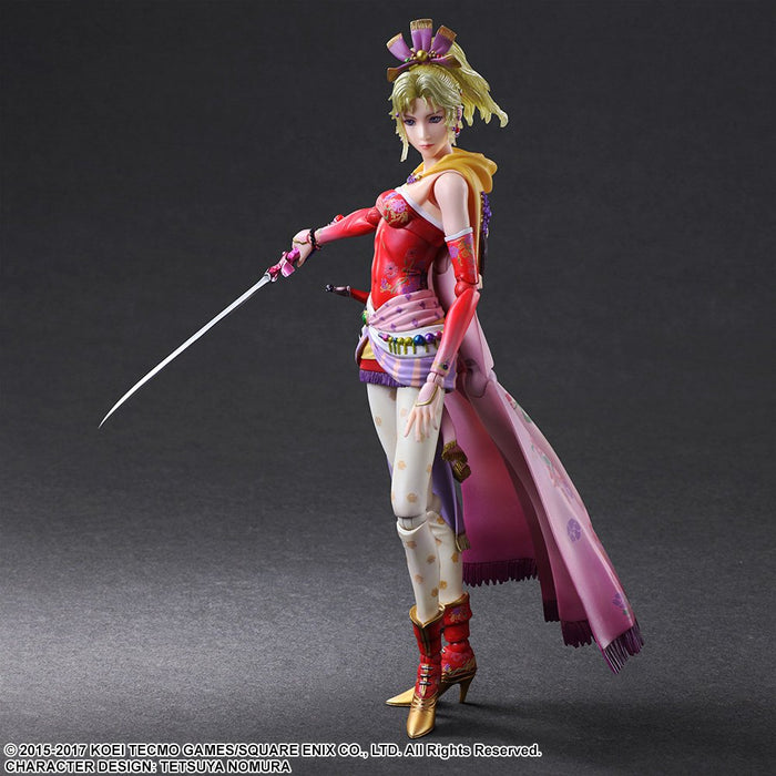 Dissidia Final Fantasy Play Arts Kai Tina Branford Pvc Painted Action Figure