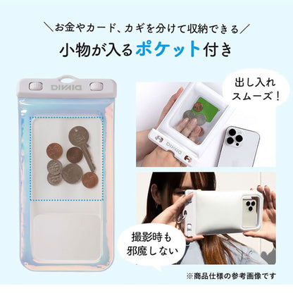 Divaid Hamee Pokemon Waterproof Case Shoulder Strap Compatible w/ iPhone Android & Various Smartphones IP68- Japan Figure Store - #1 Bring To You The Best Japanese Goods