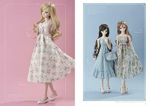 Livre de couture Dollfie Dream - style girly printemps été - livre