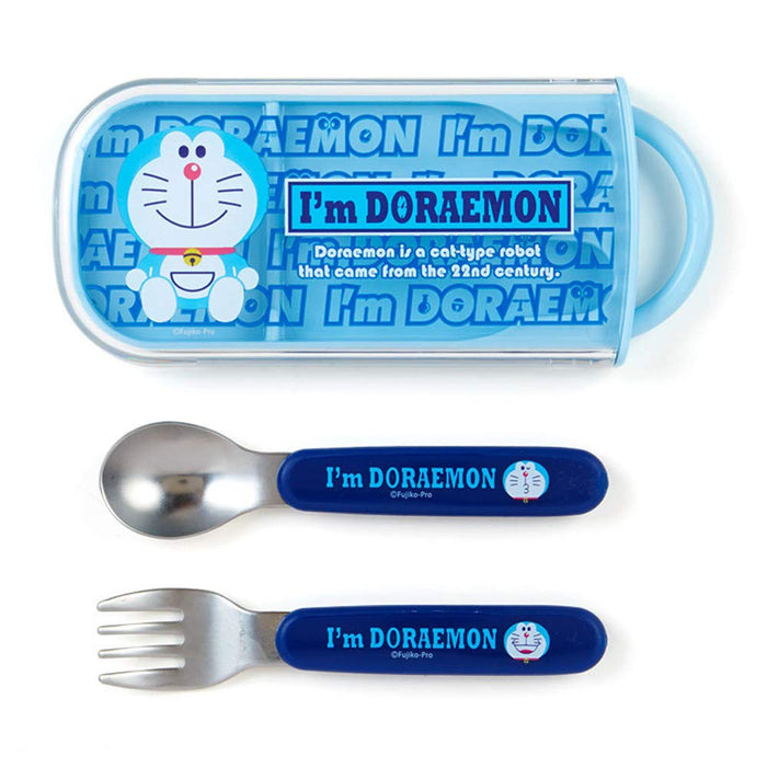Doraemon Lunch Combi Spoon & Fork Set I'M Doraemon