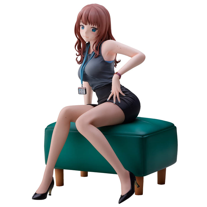Doshima Illustration  Senior Office Lady With Many Moles  Non-Scale Pvc Abs Painted Finished Figure