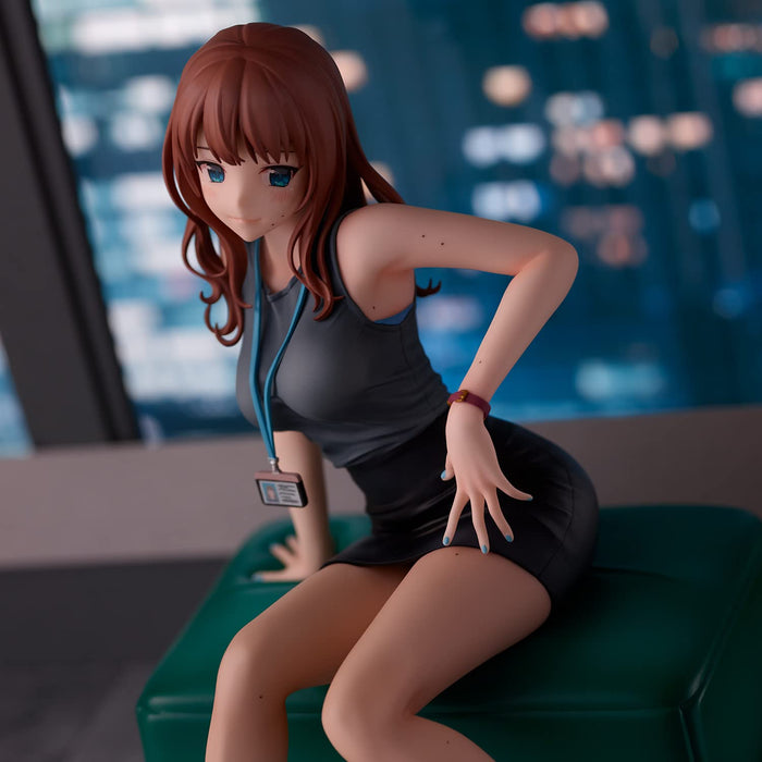 Doshima Illustration  Senior Office Lady With Many Moles  Non-Scale Pvc Abs Painted Finished Figure