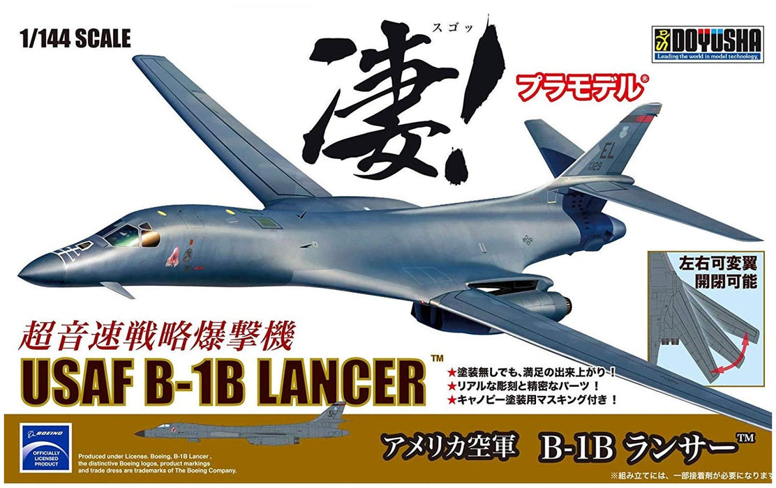 DOYUSHA 412633 Us Air Force B-1B Lancer Bausatz im Maßstab 1:144