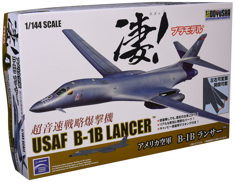 DOYOUCHA 1/144 Sugo ! Maquette Plastique Vol.4 Us Air Force B-1B Lancer Maquette Plastique