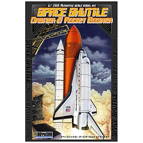 DOYUSHA 421000 Space Shuttle Orbiter & Rocket Booster 1/288 Scale Plastic Kit