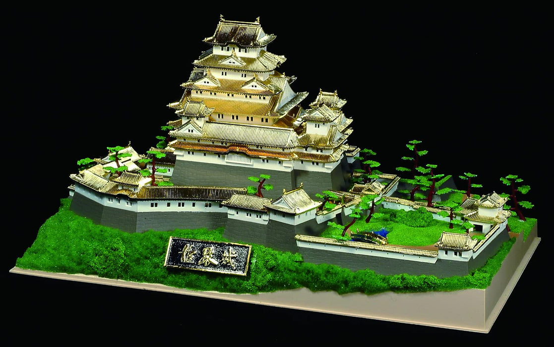 Doyusha 1/380 Japanese Famous Castle Deluxe Gold Himeji Castle Plastic Model Dg-1