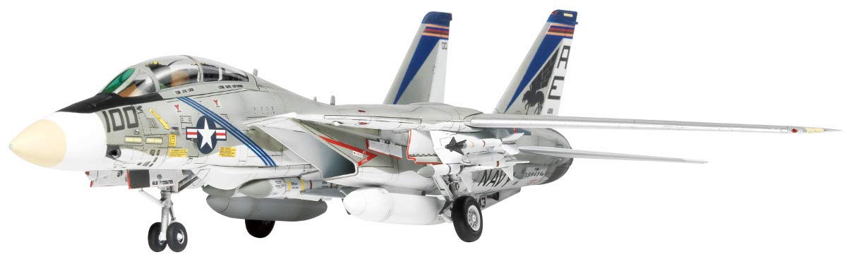 DOYUSHA 412657 Usn F-14A Tomcat Vf-143 Pukin' Dogs Kit plastique à l'échelle 1/72