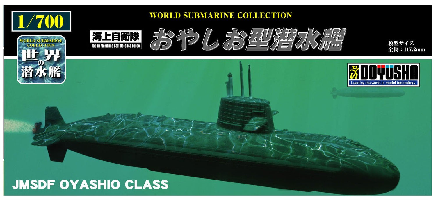 Doyusha  301319 World Submarine Collection Jmsdf Oyashio 1/700 Plastic Scale Ship