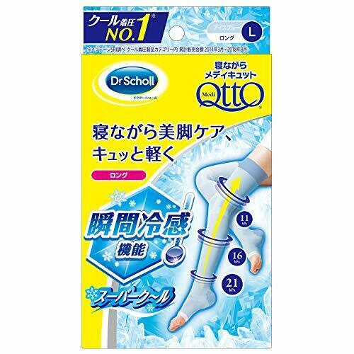 Dr. Scholl Medi Qtto Overnight Foot Slimming Cool L Size For Summer - Japan Figure