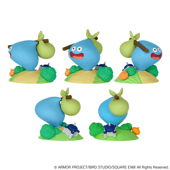 SQUARE ENIX Dragon Quest 3D Monster Picture Book Trading Figure Slime est apparu ! Ver. Boîte 6 pièces