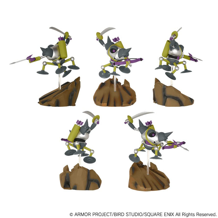 SQUARE ENIX Dragon Quest 3D Monster Picture Book Trading Figure Slime Appeared! Ver. 6Pcs Box
