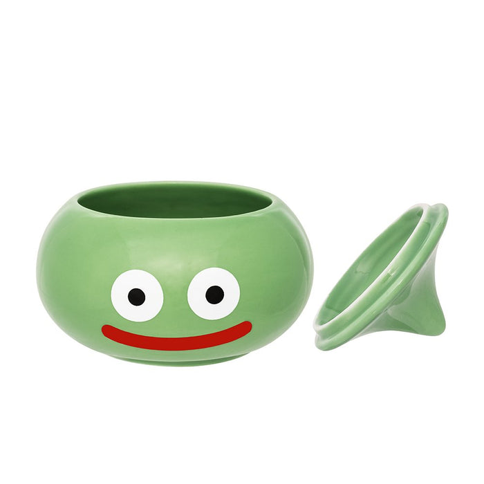 Square Enix Dragon Quest Smile Slime Small Bowl With Lid Lime Slime - Japanese Small Bowls