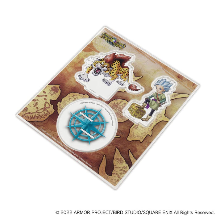 Dragon Quest Treasures Les Yeux Bleus Et Le Ciel Boussole Acrylique Support Camus