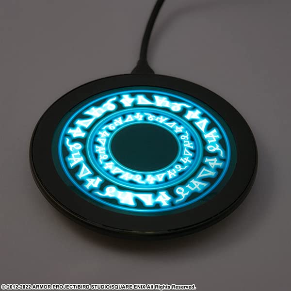 Square Enix Dragon Quest Wireless Charging Pad Zing With Glowing Slime Figure - Charging Pad