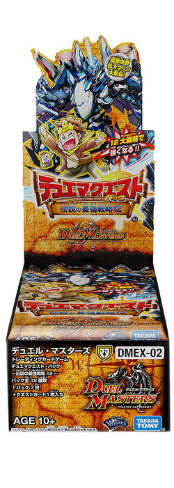 Takara Tomy Duel Masters TCG Dmex-02 Duema Quest Pack Legendary Strongest Strategy 12 Box Card Box