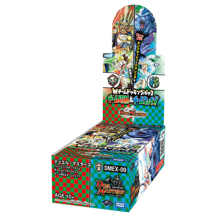Takara Tomy Duel Masters Tcg Dmex-09 Team Docking Pack Cartes à collectionner Team Trump &amp; Team Wave