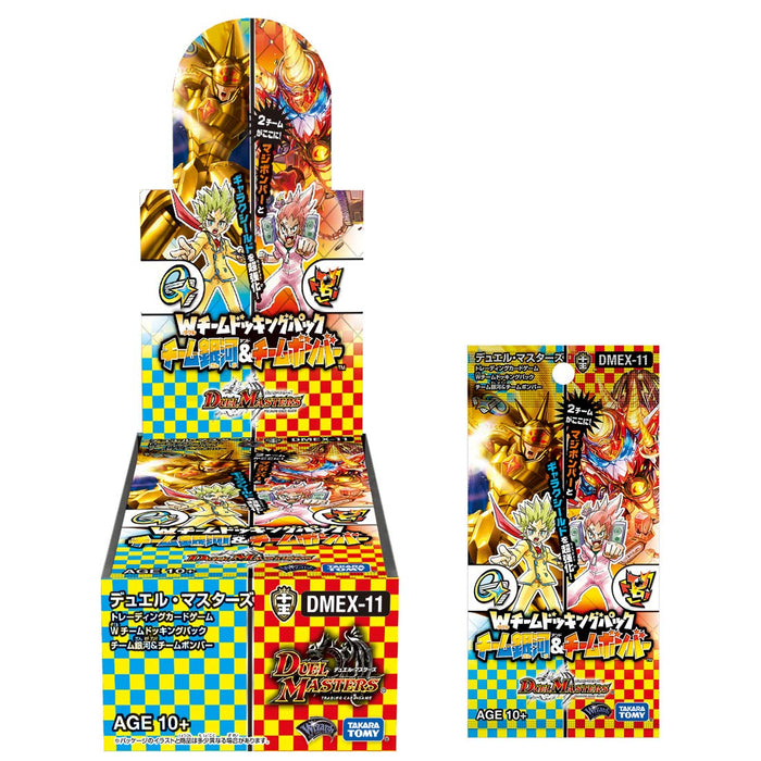 Takara Tomy Duel Masters Tcg Dmex-11 Pack d'amarrage double équipe Team Ginga &amp; Team Bomber Jeux de société