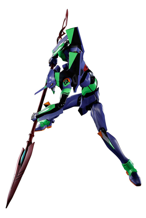 Dynaction General-Purpose Humanoid Decisive Battle Weapon Android Evangelion Unit 01 + Spear Of Cassius (Renewal Color Edition) Approx. 400Mm Abs/Pom/Die-Cast/Pvc Painted Movable Figure