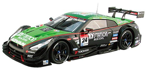 EBBRO 81025 Dstation Advan Gt-R Super Gt500 Rd.1 Okayama No.24 Blue 1/